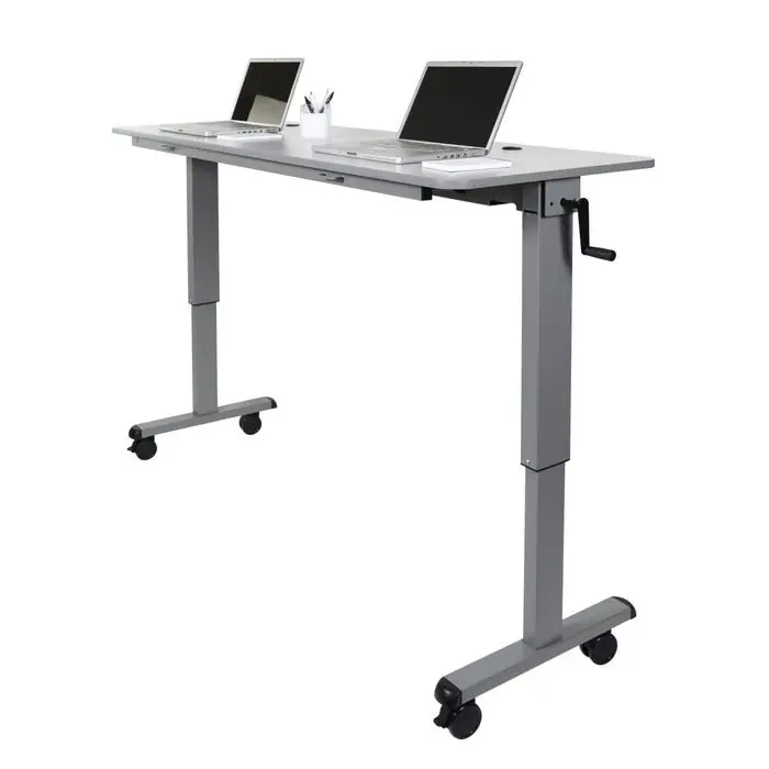 Fan Favorite Luxor 72-Inch Adjustable Flip Top Table with Crank Handle